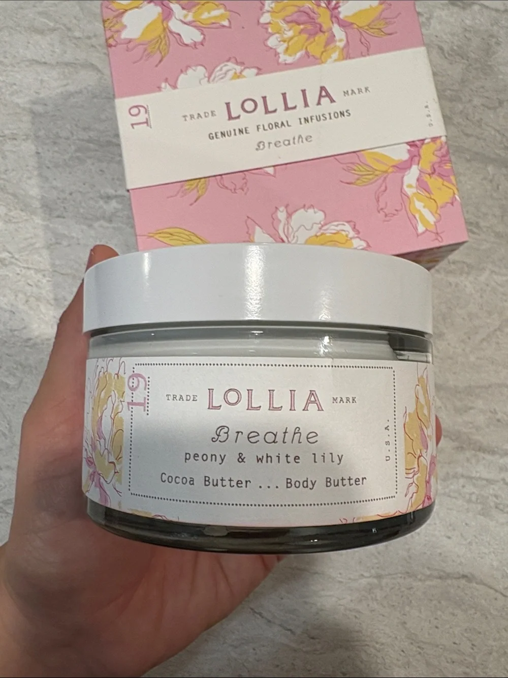 Lollia 'Breathe' Floral Gift Box - Pink & Yellow